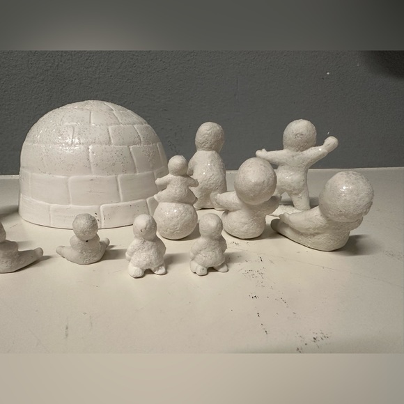 Snow Babies Collection with Igloo - Picture 7 of 7